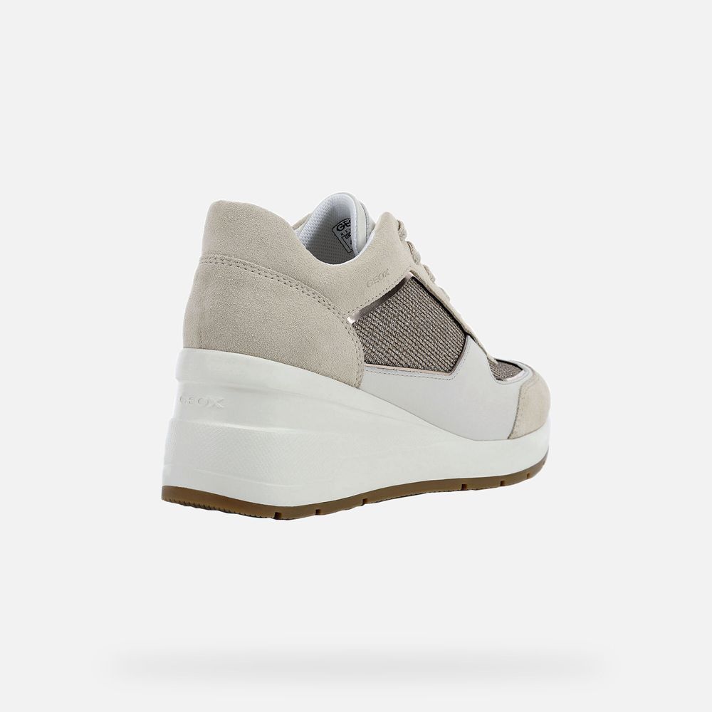 Geox Bayan Spor Ayakkabı Gri - Zosma - INK-963781